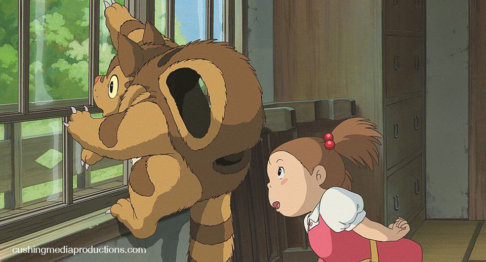 Mei and the Kittenbus (めいとこねこバス , Mei to Konekobasu ) เป็นภาพยนตร์แอนิเมชั่นความยาว 13 นาทีที่เขียนและกำกับโดย Hayao Miyazaki และผลิตโดย