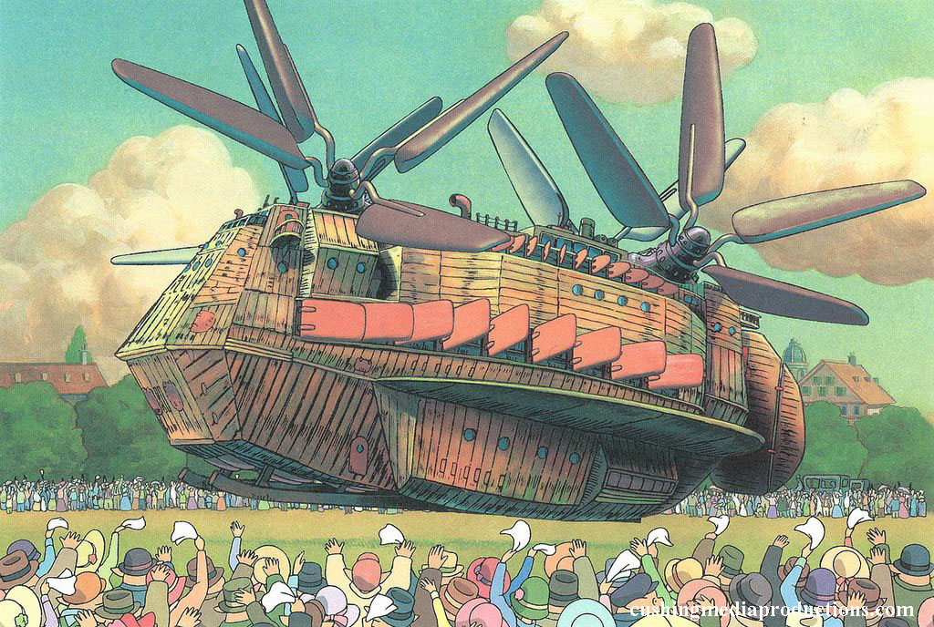 Imaginary Flying Machines (空想の空飛ぶ機械達 , Kūsō no Sora Tobu Kikaitachi ) เป็นภาพยนตร์สั้นแอนิเมชั่นความยาว 6 นาทีที่ผลิตโดย Studio Ghibli