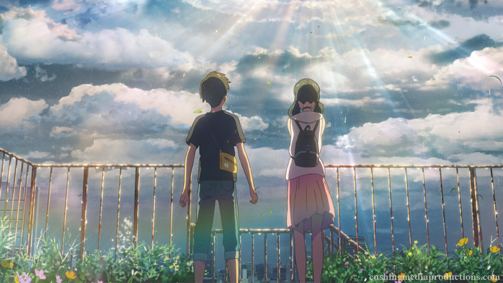 Weathering with You (天気の子, Tenki no Ko, Child of Weather ) เป็นภาพยนตร์การ์ตูนญี่ปุ่นโดยMakoto Shinkai เป็นภาพยนตร์เรื่องที่หก