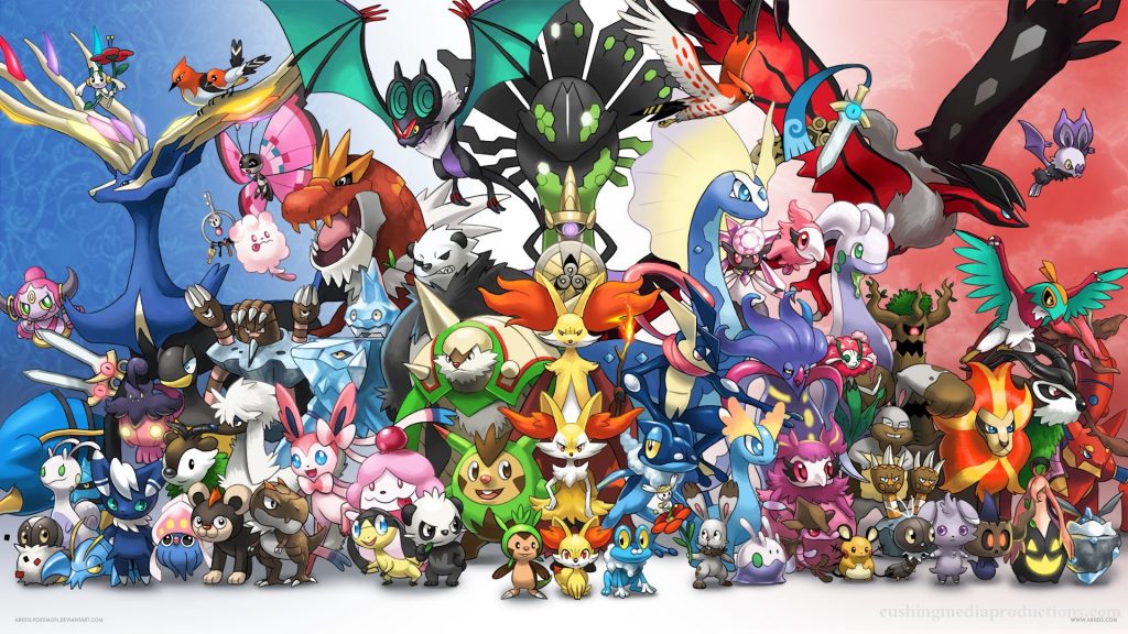 Pokémon โปเกมอน (ポケモン ) ย่อมาจากPocket Monsters (ポケットモンスター, Poketto Monsutā ) เป็น ซีรีส์ การ์ตูนญี่ปุ่นซึ่งได้รับ
