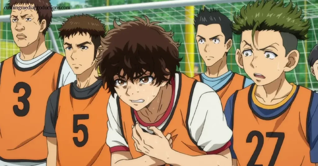 Aoashi เป็นอนิเมะแนวกีฬาที่ดัดแปลงมาจากมังงะชื่อเดียวกันของ Yuugo Kobayashi เรื่องราวเกี่ยวกับชีวิตของ Ashito Aoi นักฟุตบอลมัธยมปลาย